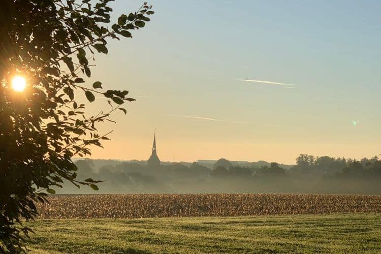 Blick auf die Kirche von Bruchhausen-Vilsen